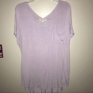Lilac flowy top